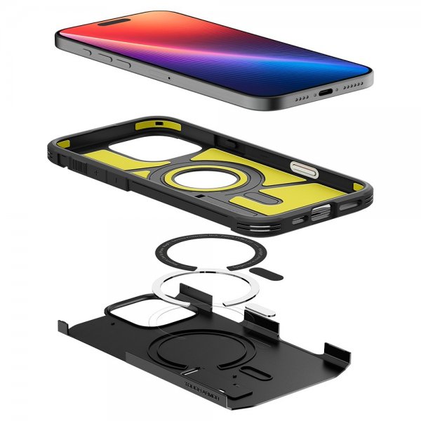 Spigen iPhone 16 Pro Max Deksel Tough Armor T MagFit Svart