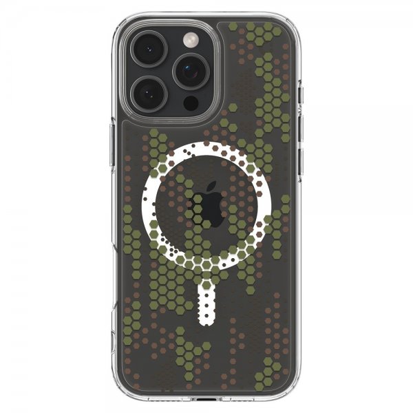 Spigen iPhone 16 Pro Max Deksel Ultra Hybrid MagFit Digital Camo