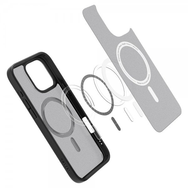 Spigen iPhone 16 Pro Max Deksel Ultra Hybrid MagFit Frost Black