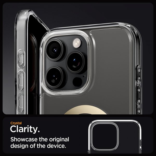 Spigen iPhone 16 Pro Max Deksel Ultra Hybrid MagFit Gull