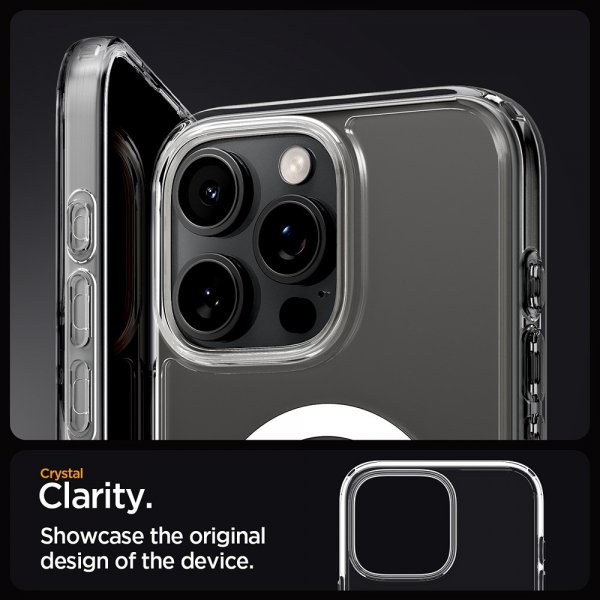 Spigen iPhone 16 Pro Max Deksel Ultra Hybrid MagFit Hvit