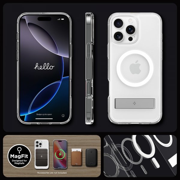 Spigen iPhone 16 Pro Max Deksel Ultra Hybrid S MagFit Graphite