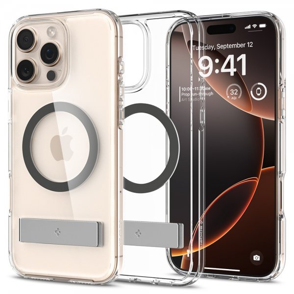 Spigen iPhone 16 Pro Max Deksel Ultra Hybrid S MagFit Graphite