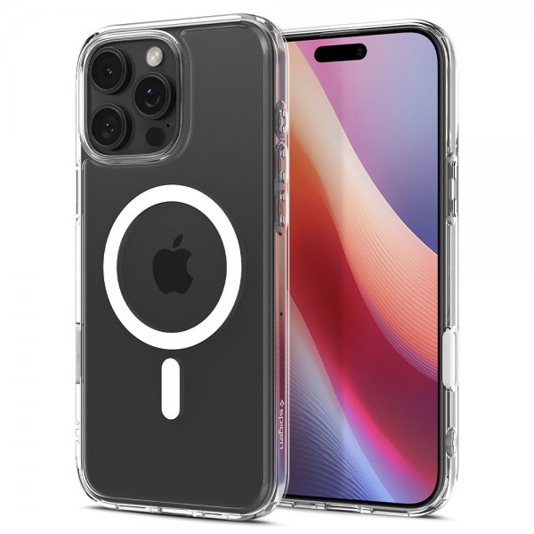 Spigen iPhone 16 Pro Max Deksel Ultra Hybrid T MagFit Clear White