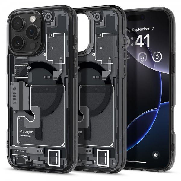 Spigen iPhone 16 Pro Max Deksel Ultra Hybrid Zero One MagFit Svart