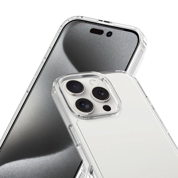 Rvelon iPhone 16 Pro Deksel Transparent TPU Transparent