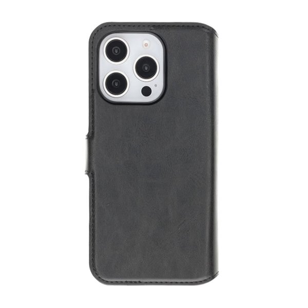 Rvelon iPhone 16 Pro Etui Detachable Wallet Case Svart