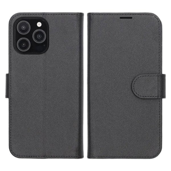 iPhone 16 Pro Etui med Stativ Svart