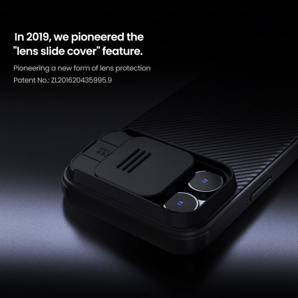 Nillkin iPhone 16 Pro Deksel CamShield Pro Svart