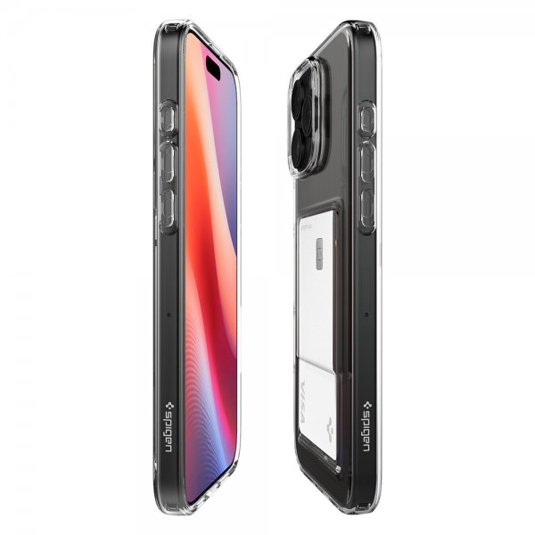 Spigen iPhone 16 Pro Deksel Crystal Slot Crystal Clear