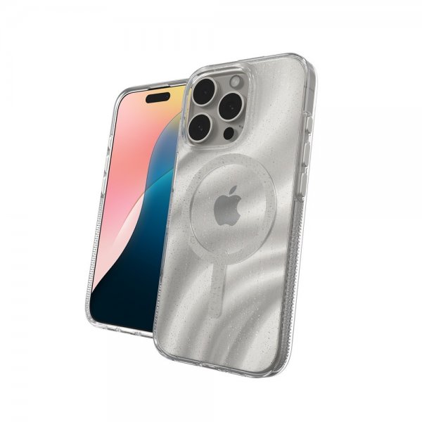 Zagg iPhone 16 Pro Deksel Milan Snap Swirl Glitter