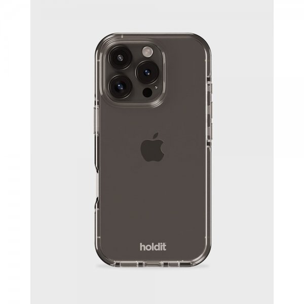 holdit iPhone 16 Pro Deksel Seethru Hvit