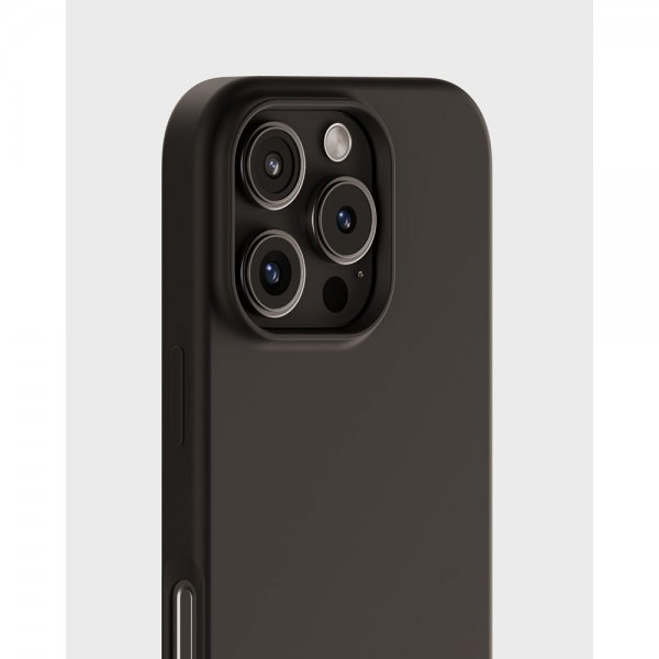 holdit iPhone 16 Pro Deksel Silikon Svart