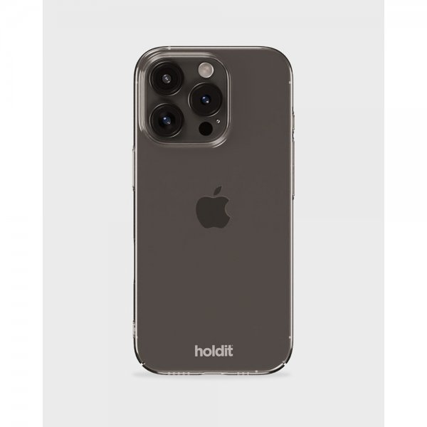 holdit iPhone 16 Pro Deksel Slim Case Transparent