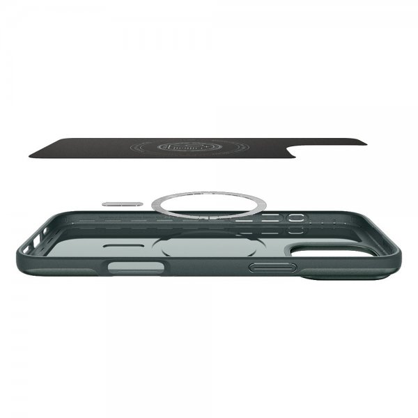 Spigen iPhone 16 Pro Deksel Thin Fit MagFit Abyss Green