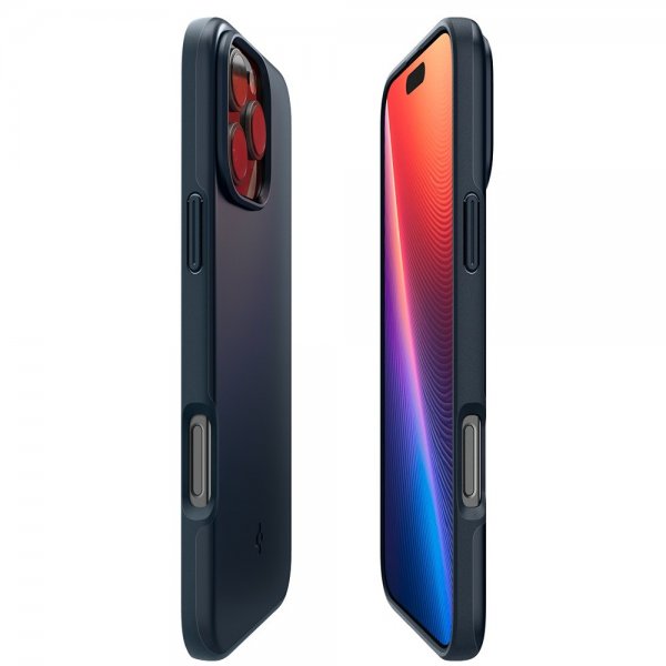 Spigen iPhone 16 Pro Deksel Thin Fit MagFit Metal Slate