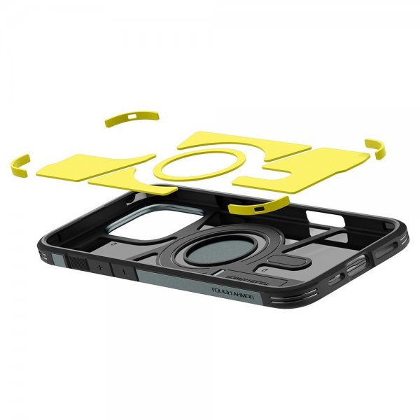 Spigen iPhone 16 Pro Deksel Tough Armor MagFit Abyss Green