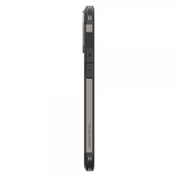 Spigen iPhone 16 Pro Deksel Tough Armor MagFit Gunmetal