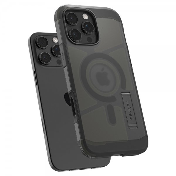 Spigen iPhone 16 Pro Deksel Tough Armor T MagFit Frost Black