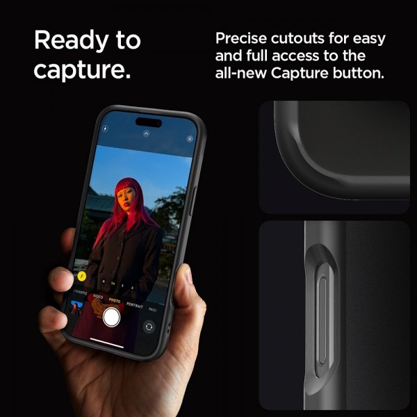 Spigen iPhone 16 Pro Deksel Ultra Hybrid Frost Black
