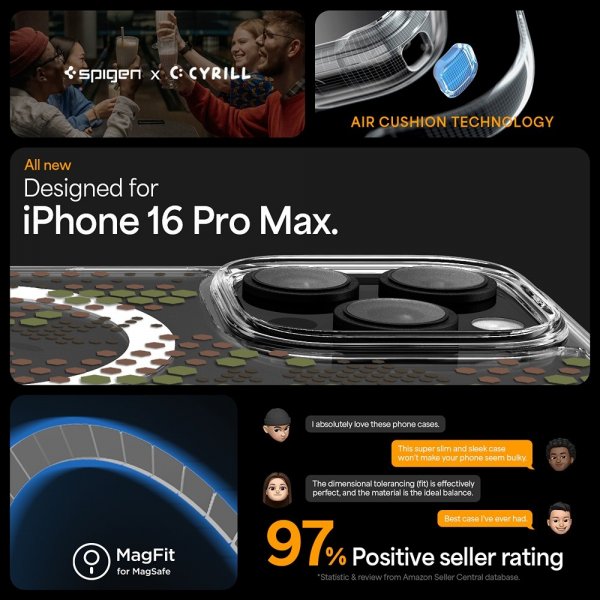 Spigen iPhone 16 Pro Deksel Ultra Hybrid MagFit Digital Camo