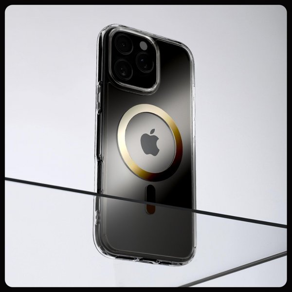 Spigen iPhone 16 Pro Deksel Ultra Hybrid MagFit Gull