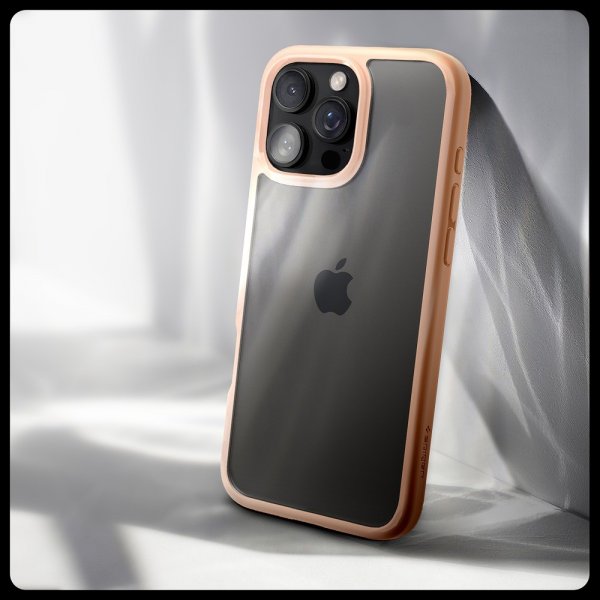 Spigen iPhone 16 Pro Deksel Ultra Hybrid Rose Titanium