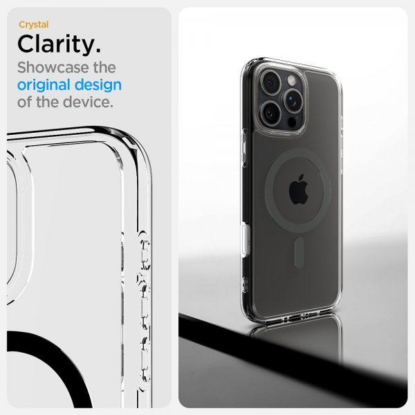 Spigen iPhone 16 Pro Deksel Ultra Hybrid T MagFit Graphite