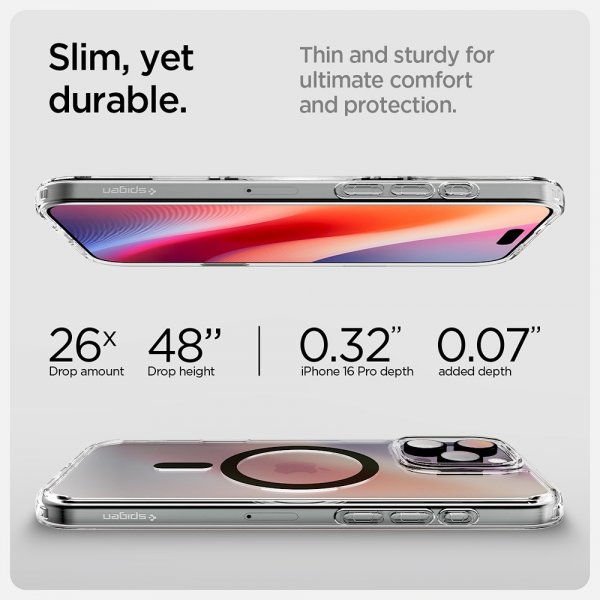 Spigen iPhone 16 Pro Deksel Ultra Hybrid T MagFit Graphite