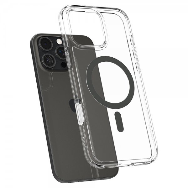 Spigen iPhone 16 Pro Deksel Ultra Hybrid T MagFit Graphite