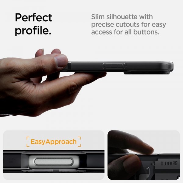 Spigen iPhone 16 Pro Deksel Ultra Hybrid Zero One MagFit Svart