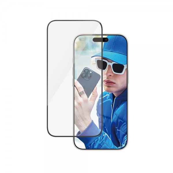 PanzerGlass iPhone 16 Pro Skjermbeskytter Ultra-Wide Fit EasyAligner