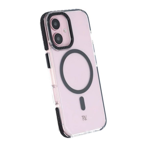 Rvelon iPhone 16 Deksel TPU MagSafe Svart