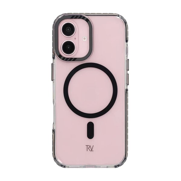 Rvelon iPhone 16 Deksel TPU MagSafe Svart
