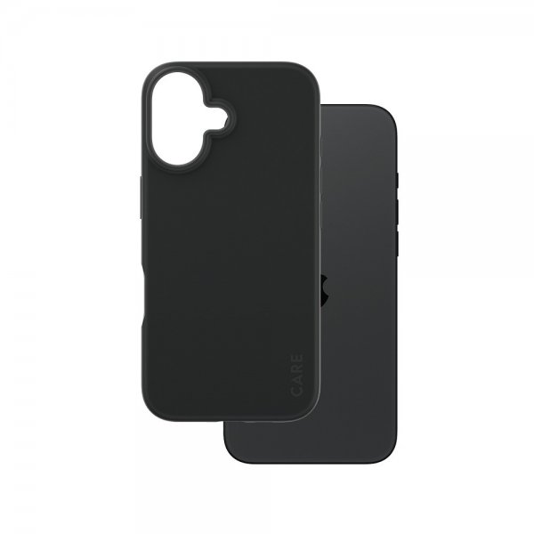 CARE by PanzerGlass iPhone 16 Deksel Fashionable Svart