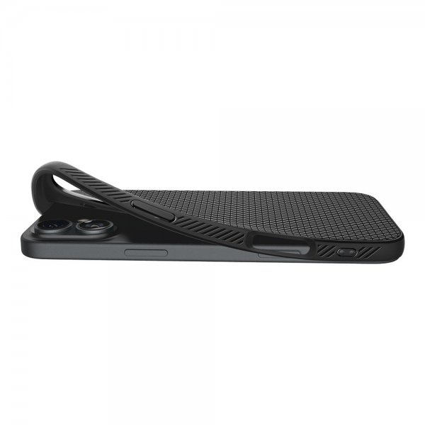 Spigen iPhone 16 Deksel Liquid Air Matte Black