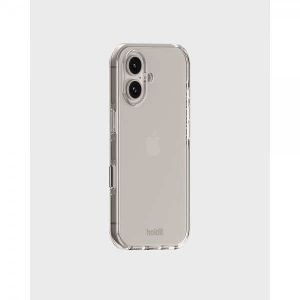 holdit iPhone 16 Deksel Seethru Hvit