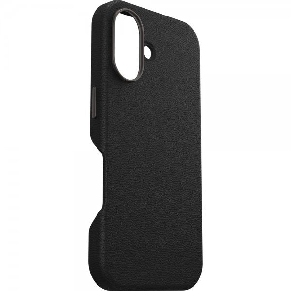 Otterbox iPhone 16 Deksel Symmetry Cactus Leather MagSafe Noir Ash