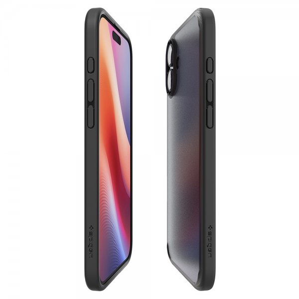 Spigen iPhone 16 Deksel Ultra Hybrid Frost Black