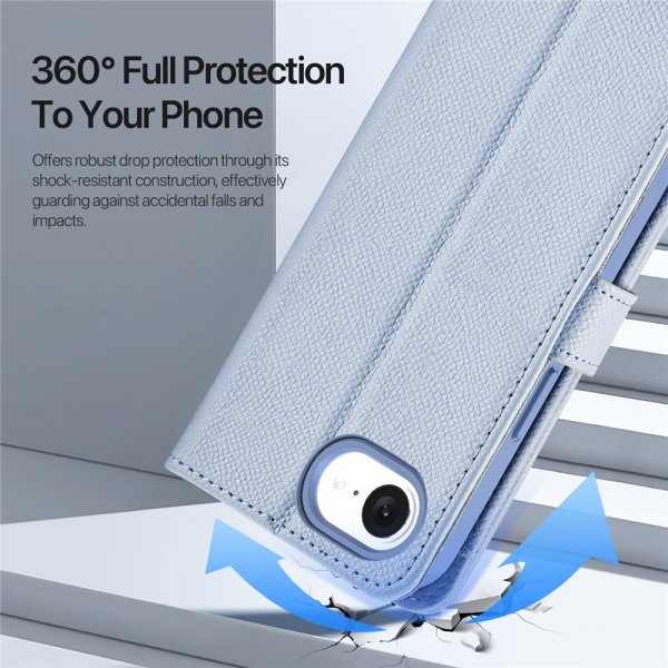 Dux Ducis iPhone 16e/17e Etui 2-in-1 Lawa Series MagSafe Blå