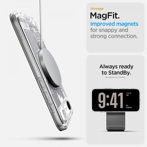 Spigen iPhone 16e/iPhone 17e Deksel Ultra Hybrid Zero One MagFit Hvit