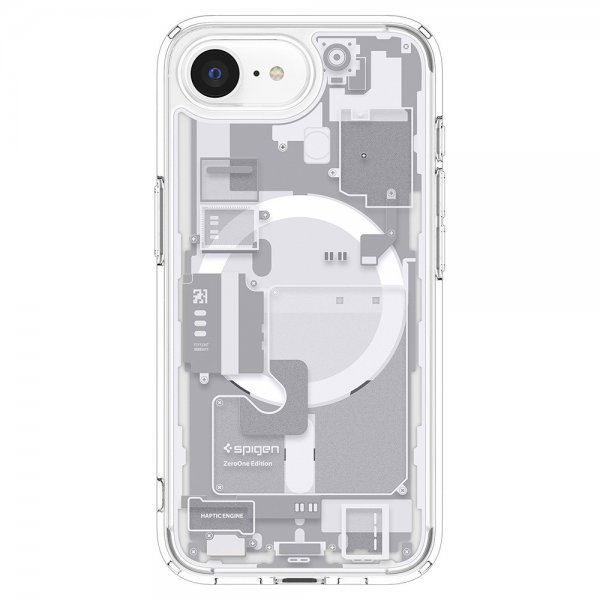 Spigen iPhone 16e/iPhone 17e Deksel Ultra Hybrid Zero One MagFit Hvit