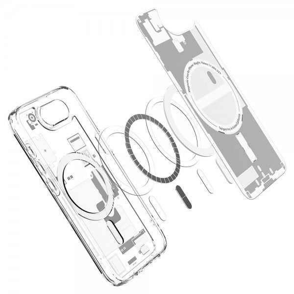 Spigen iPhone 16e/iPhone 17e Deksel Ultra Hybrid Zero One MagFit Hvit