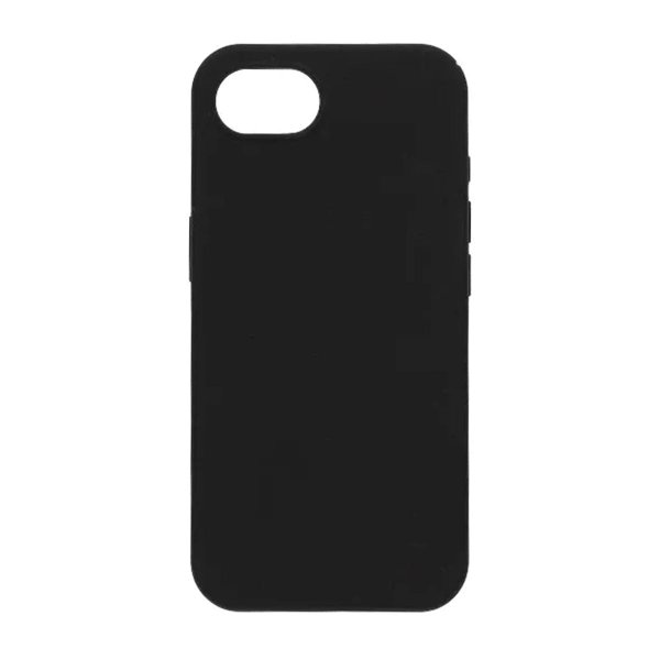 iPhone 16e/17e Deksel Silikon Svart