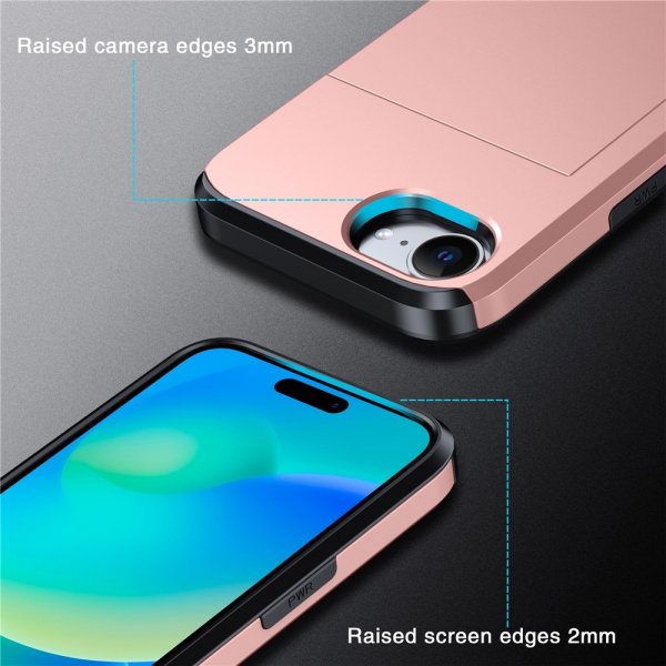 iPhone 16e/17e Deksel Card Slide Grønn