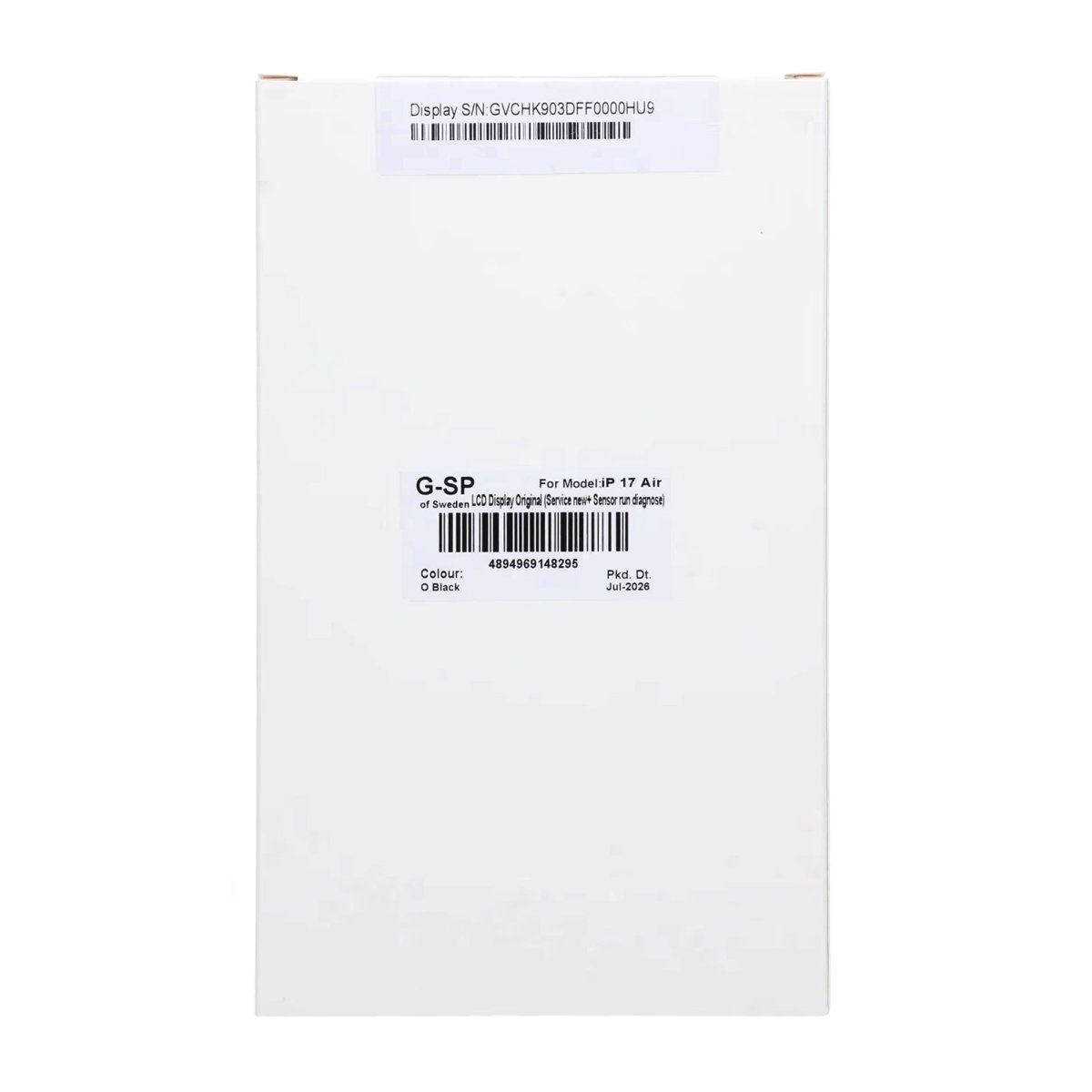 iPhone 17 Air original OLED-skjerm – Sensor-diagnostikk