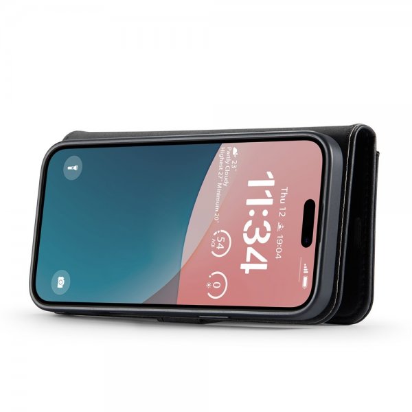 Dg.Ming iPhone 17 Etui Avtagbart Deksel Svart
