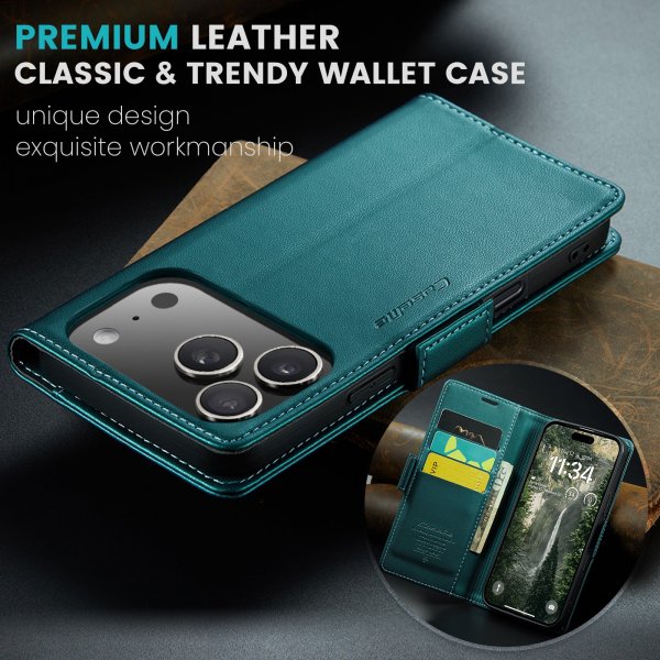 CaseMe iPhone 17 Pro Etui 023 Series Grønn
