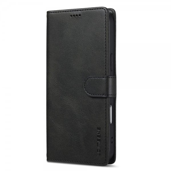 Lc.Imeeke iPhone 17 Pro Etui med Kortlomme stativfunksjon Svart