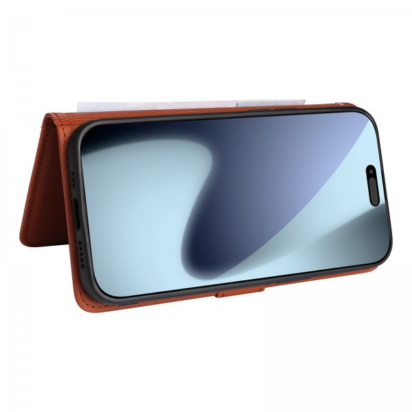 Betopnice iPhone 17 Pro Etui Avtagbart Deksel 005 Brun
